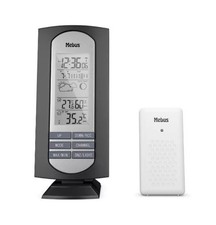 MEBUS Wetterstation Funkgesteuert Kalender Wettervorhersage Funkuhr Hygrometer 