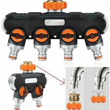 2/4 Wege Wasserhahn Schlauch