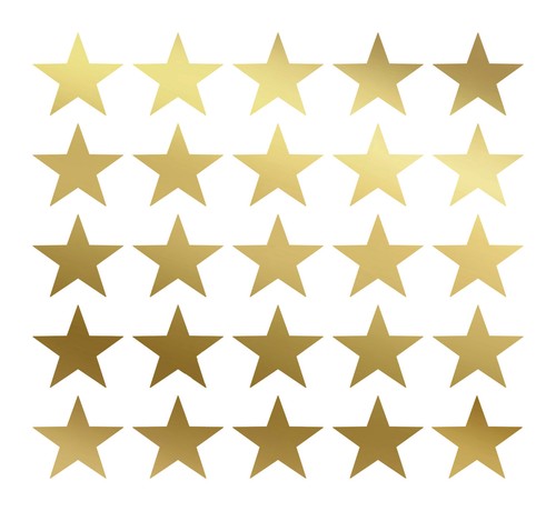 Kreative sterne matt - matt, gold