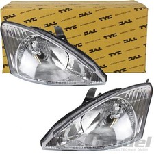 TYC HAUPTSCHEINWERFER CHROM H4 VORNE RECHTS+LINKS für FORD FOCUS BIS 09.2001