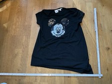 Blaues Micky Maus Pallietten T-Shirt Von Disney Gr. M