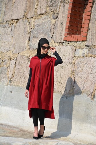 Baumwolle tunika hijab kleid - baumwolle,