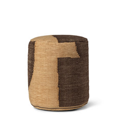 Ferm Living Forene Zylinderhocker Hellbraun/Schokolade 38x38x42 (BxLxH)