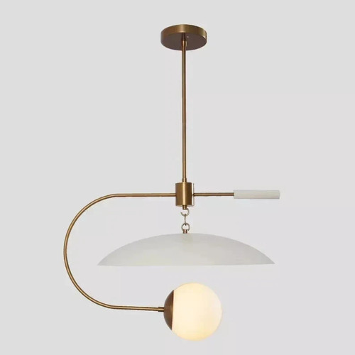 Single globe pendelleuchter - single,