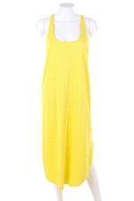 ZARA Kleid Midikleid M gelb