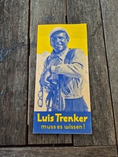 alte Werbung, AUER Neophan Schneebrille Gletscherbrille, Luis Trenker,30er Jahre