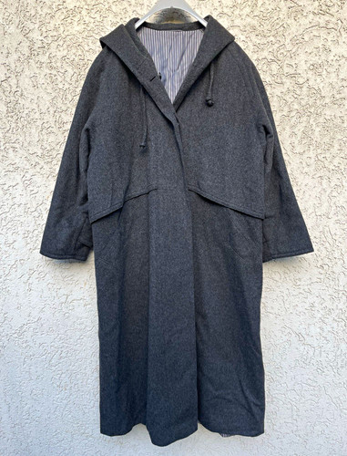Herren lodenmantel grau lang - herren,