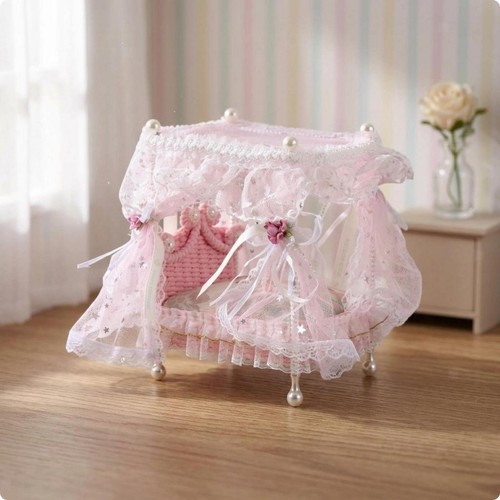 Puppenhaus himmelbett aus - himmelbett,