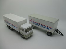 Wiking:Hanomag Henschel Koffer-Hängerzug "Eier aus Holland" (Schub119)*