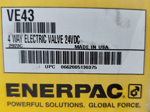 Enerpac ve43 elektrisches - enerpac,