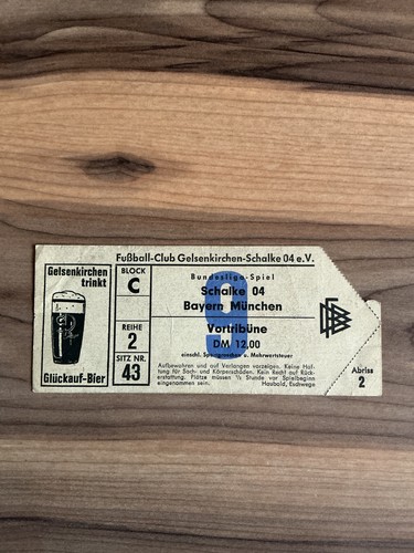 Ticket eintrittskarte schalke - ticket,