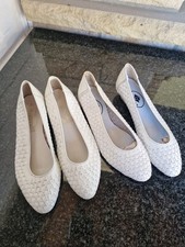 2 Paar Schuhe Cremeweiß Gr.37