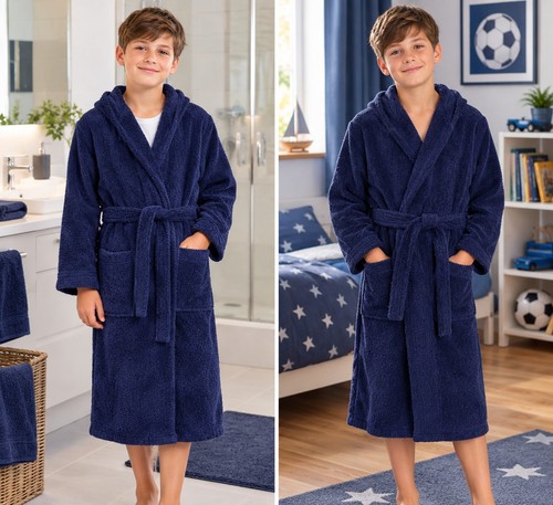 Bademantel jungen 152 - bademantel,