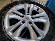 4 org. NISSAN Felgen mit Sommerreifen (2 Neu 2 gut gebraucht) BRIDCESTONE 