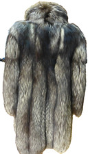 Silber fuchs jacke echt - jacke, pelz