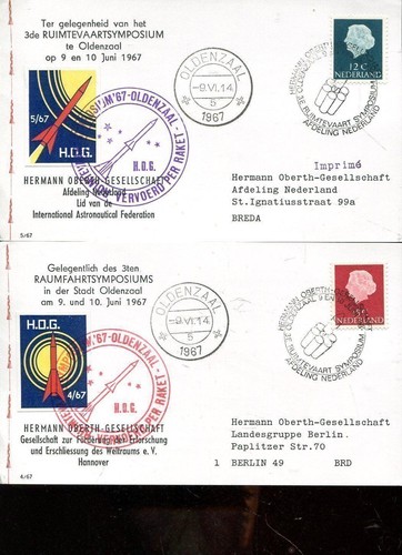 Niederlande raketenpost - niederlande, 2