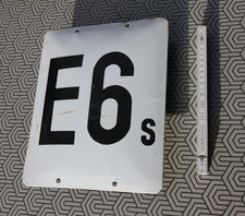 Emailleschild Werkbahn DDR