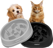 Hundenapf Katze Futternapf Labyrinth Antischling Set 2 Stück