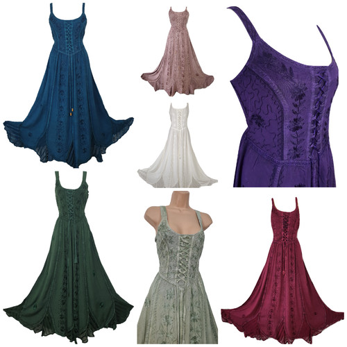 Maxi korsett kleid - korsett,