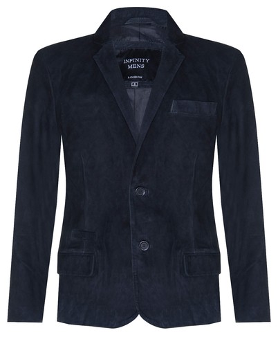 Herren schwarz wildleder jacke - herren,