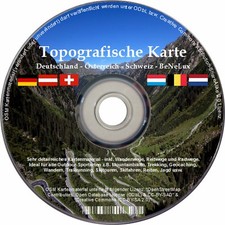 Deutschland TOPO Karte Garmin NAVIGATION Mountainbike BASECAMP Trekking D A CH