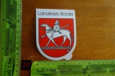 Alter Aufkleber Stadt LANDKREIS BÖRDE Sachsen-Anhalt