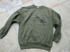 Original Army Genuine Issued Sweatshirt USMC Insignia Sweater Marine Corps Gr M
