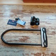 ABUS Schloss Fahrrad U-Bügel-Fahrradschloss 47/150 HB + 2 Schlüssel + Halterung