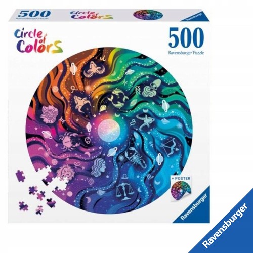 Ravensburger rund puzzle - 2d,