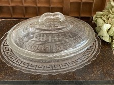 Antike Butterdose m. Deckel  *