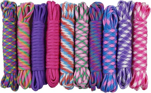 Paracord nylon 10er - set, 3m