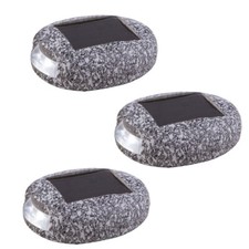 3er Set Solar Stein Leuchte
