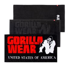 Gorilla Wear Gym Towel - Zip Pocket Towel - Verschiedene Varianten Handtuch Gym