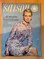 SAISON 1967 Heft 1 Sommer - DDR Modezeitschrift inkl. Schnittmuster Mode