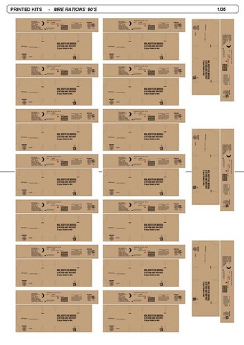 Army mre rations boxes 90 - army,