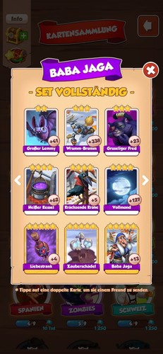 Coin master volles set - coin, "baba
