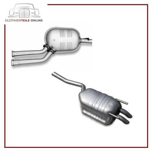 Auspuff set für mercedes - auspuff,