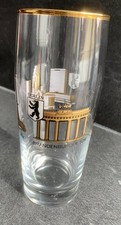Vintage Sammler Glas BERLIN Goldrand Golddekor 0,5l Bier Bierglas Becher