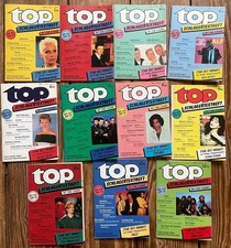 Top Schlagerhefte 11 Stück 1988 Mit Starlexikon und farbiger AUTOGRAMMKARTE