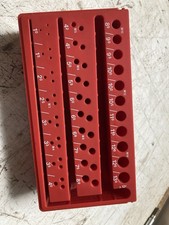 Dormer 86008321 Drillboy Leerbox für Spiralbohrer 1-13mm RED DORM Kunststoff