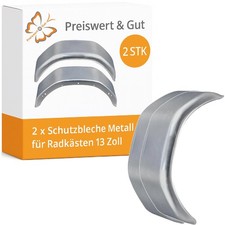 2x Kotflügel Anhänger 13 Zoll Radabdeckung Schutzblech Schutz für Radkästen