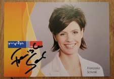  Autogramm Franziska Schenk, Eisschnellläuferin, Olympia BRONZE 2004