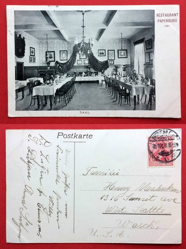 Bremen 1919 innenansicht - ak,
