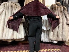 Nerzcape Strick Nerz Bolero