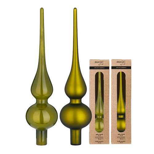 Christbaumspitze 26cm glas - 1,