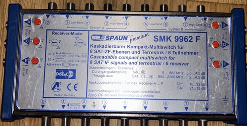 Spaun smk 9962 f satellit - spaun,