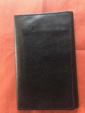 Reise-Dokumententasche-schwarz-unisex - Leder-Reise-Vintage-Geschenk-neu