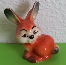 Goebel W.Germany Tierfigur Hase Rabbit sitzend Smiling  ca 6,5cm um 1970