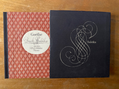 Goethe buch suleika aus - buch,