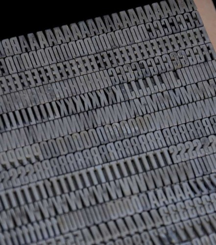 Grotesk versal 16p bleischrift - grotesk,